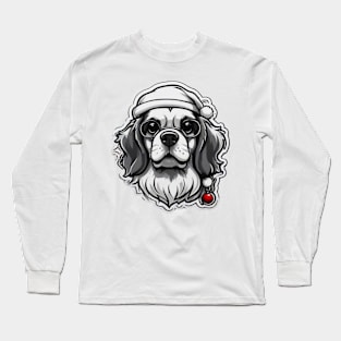 Santa puppy Long Sleeve T-Shirt